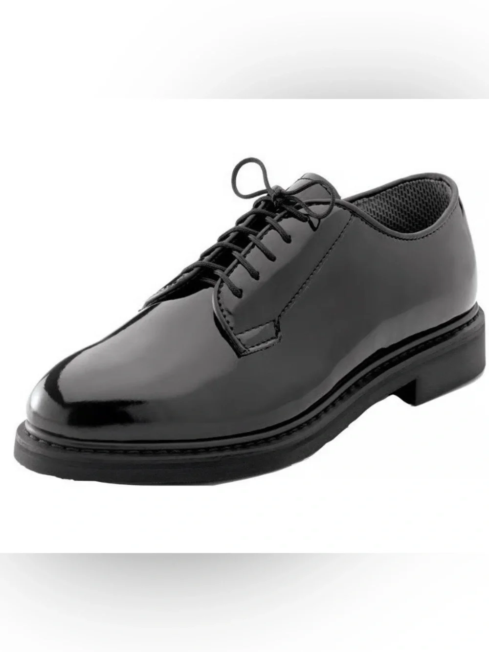 Rothco Black Unisex Shiny Oxford Dress Shoe Men’s Size 9.5W Women’s Size 11.5W